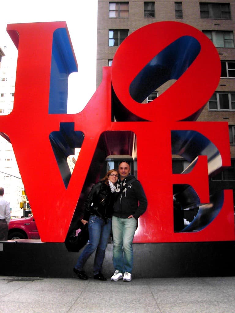 Love Sculpture (6th Ave, cross 55th street) 