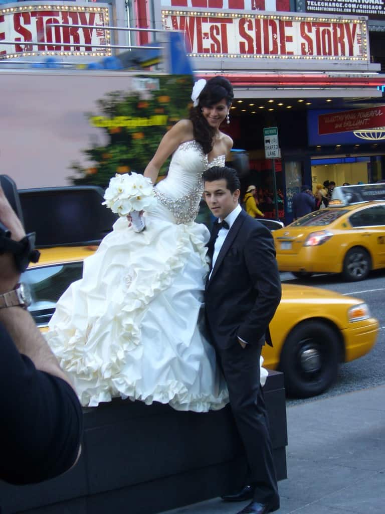 Sposi a Time Square